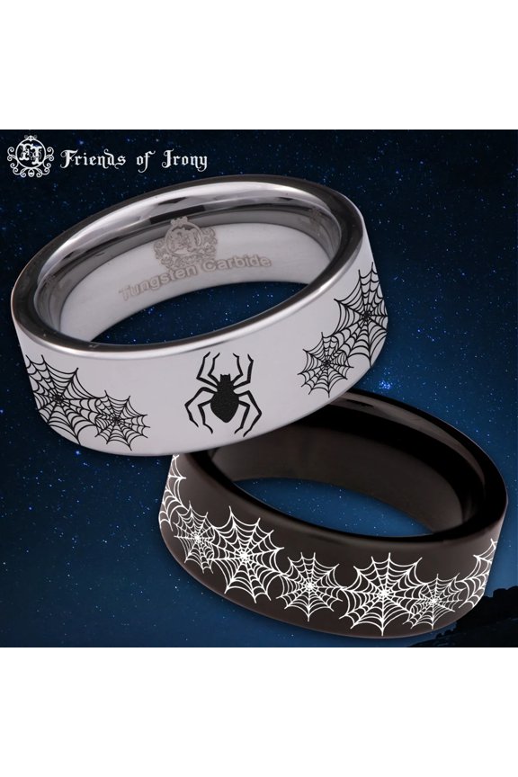 Spider Tungsten Carbide Ring