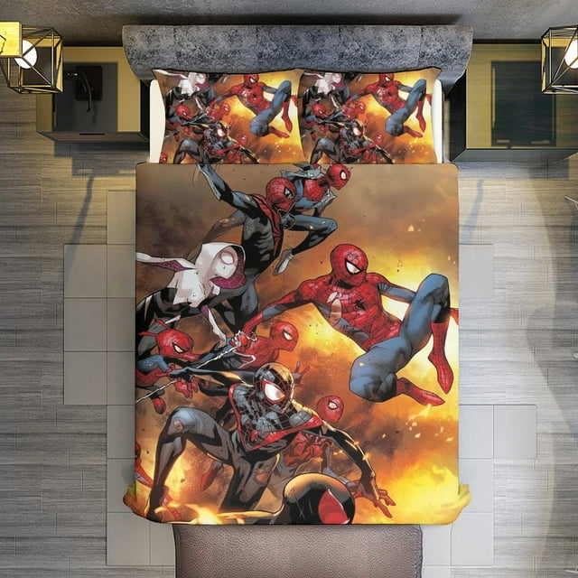SpiderVerse The Amazing SpiderMan 3 Piece Sets Full/Queen Size