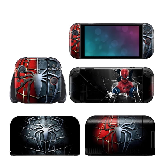 Spider Vinyl Skin Compatible with Nintendo Switch 2 | Dockable Protective Cover | Vinyl Wrap Decal Cover | Easy Installation | Bubble-Free