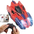 thumbnail image 1 of Spider Wall Climbing RC Car, Zero Gravity Dual Mode Remote Control Race Car with 360° Rotation & LED Lights for Kids Boys Girls, Red, 1 of 8