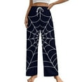 thumbnail image 1 of Spider Web-1 Pajama Pants Loose Pajamas Female Breathable Home Trousers Leisure Sleeping Pants Large Size, 1 of 6