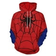 thumbnail image 1 of Spider Web 3D Print Hoodie Men Women Autumn Thin Pullover Sweatshirt Vintage Streetwear Tops, 1 of 6