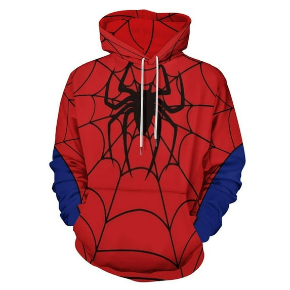 Spider Web 3D Print Hoodie Men Women Autumn Thin Pullover Sweatshirt Vintage Streetwear Tops