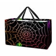 thumbnail image 1 of Spider Web Collapsible Oxford Cloth Storage Bins Toy Basket Tote Bag - Reusable Foldable Large Capacity Bucket, 1 of 7