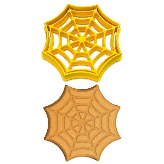 Spider Web Cookie Cutter (4x4") - Perfect for Halloween-Themed Desserts and Crafts