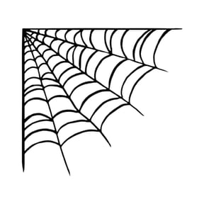 Spider Web Corner Decal Stickers, 12x13cm Waterproof Gothic Vinyl Stickers for Laptop Phone Accessory Helmet Car Window Bumper Mug Tuber Cup Door Wall Decoration - Color C