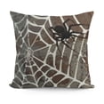 thumbnail image 1 of Spider Web Cushion Covers Black Red Spider Decorative Pillow Covers for Kids Boys Girls Halloween Spider Throw Pillow Covers Gothic Halloween Pillow Covers Bedroom Decor, 1 of 5
