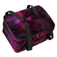 thumbnail image 1 of Spider Web Double Layered Insulated Refrigerated Lunch Bag with Two Compartments, Large Capacity, and Handheld Carry - 7.1x11.4x16.1 Inches, 1 of 6