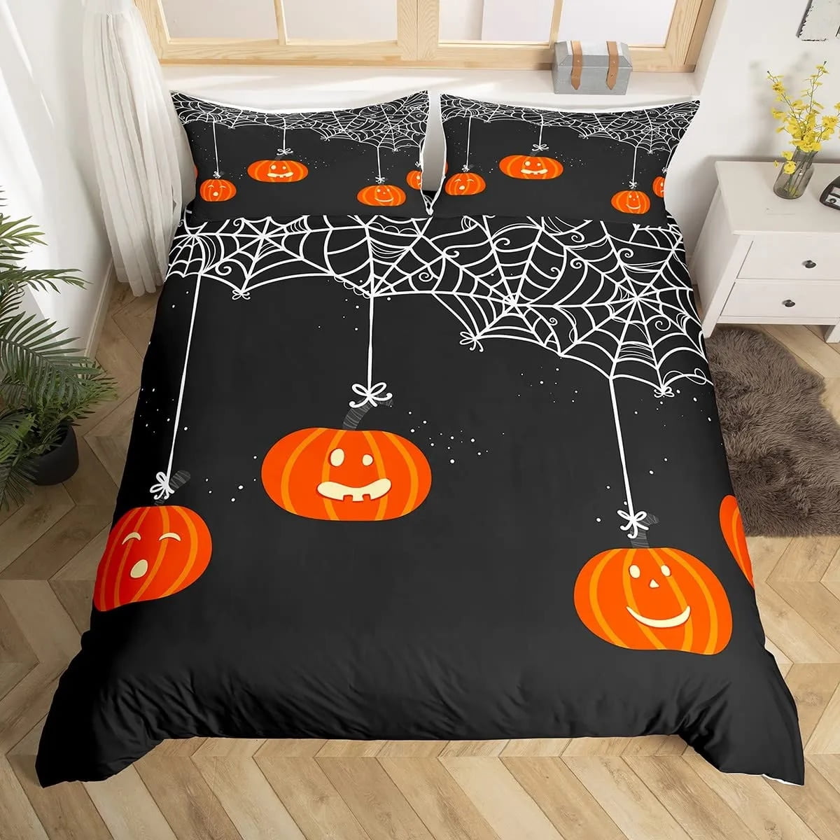 Spider Duvet Cover Set Halloween Spider Bedding Sets Boys Girls