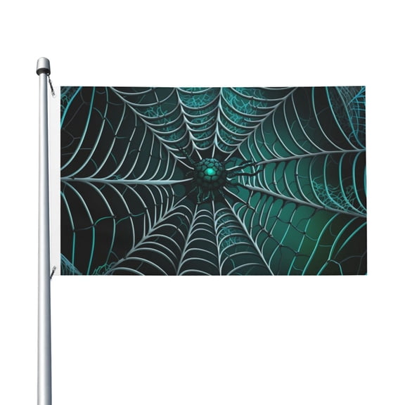 Spider Web Gothic Art Flag 3X5 Ft Garden Yard House Flags Banner Sign Outdoor Indoor Party Home Garden Decoration