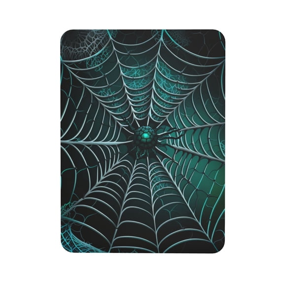 Spider Web Gothic Art Rectangular Refrigerator Magnet, Soft Magnetic Fridge Magnet for Home, Office, Locker Decor