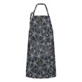 thumbnail image 1 of Spider Web Halloween Apron-Garden Aprons for Women with Pockets-Cotton Linen Waterproof Kitchen Cooking Gardening Aprons Adjustable for Kitchen,Cooking,BBQ and Salon 32"x27", 1 of 7