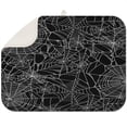 thumbnail image 1 of Spider Web Halloween Pattern Dish Drying Mat for Kitchen 1 Pack, Ultra Absorbent Microfiber Dishes Drainer Mats,18x24in(46x61cm), 1 of 4
