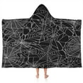 thumbnail image 1 of Spider Web Halloween Pattern Hooded Bath Towel，50"x30" for Ages 3 To 12 Kids, Quick Dry Lightweight Soft Microfiber Hood Beach Towel Cover Up for Kids, 1 of 7