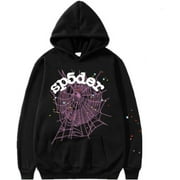 DODUTOPZG Spider Web Hoodie Sweatshirt Graphic Hoodies Y2k Casual Hoodie Men Women Harajuku Pullover