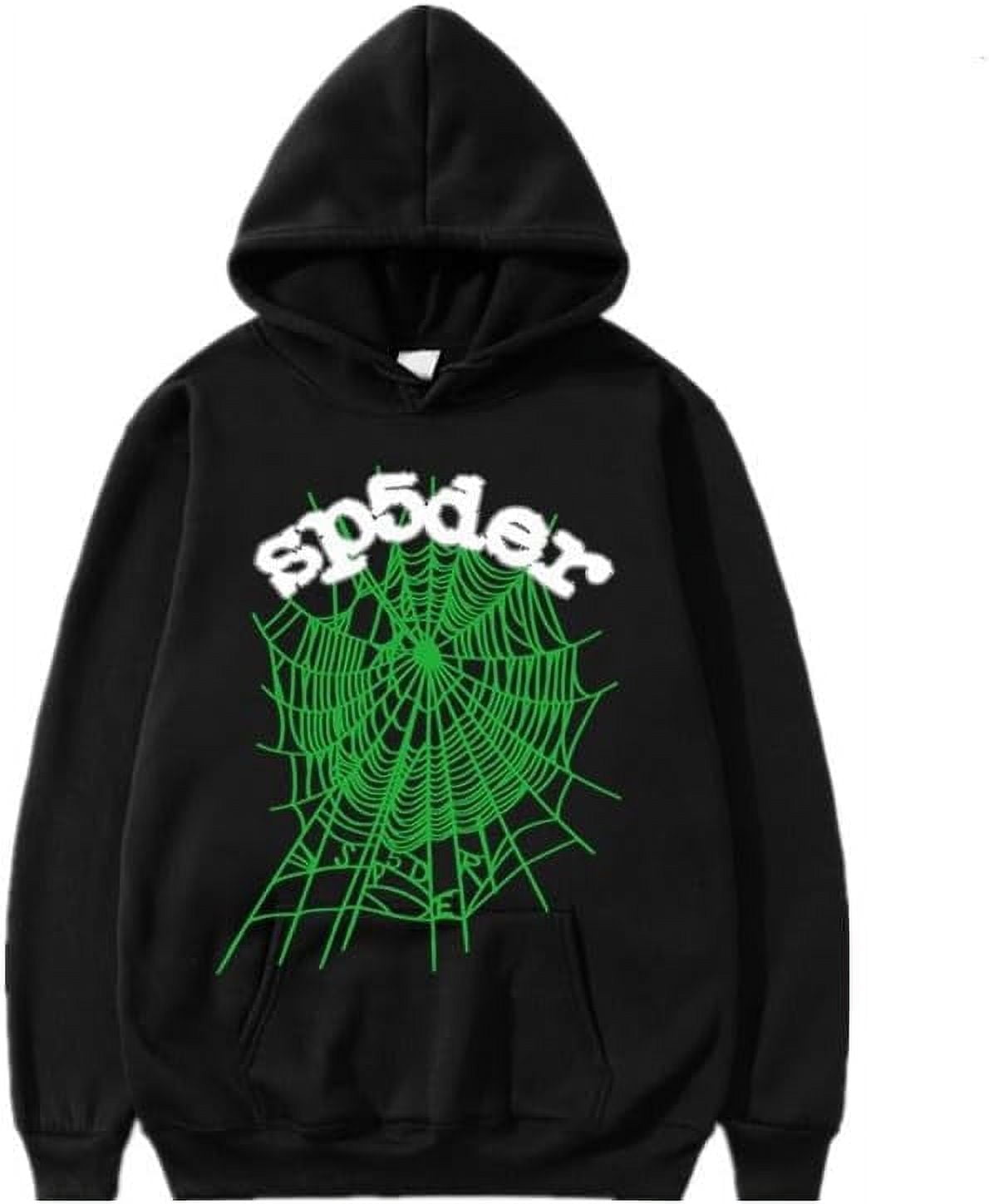 トップス Spider web skull print sweat tops Spider Skull Hoodie – Unique Hand-Drawn Design by Whadafunk