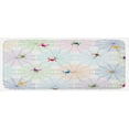 thumbnail image 1 of Spider Web Kitchen Mat, Colorful Networks and Characters Tile Design Graphic Art Abstract Insects, Plush Decorative Kitchen Mat with Non Slip Backing, 47" X 19", Multicolor, by Ambesonne, 1 of 1