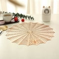 thumbnail image 1 of Spider Web Placemat Hollow Non-slip Waterproof Heat Insulation PVC Safe Dining Table Decoration Pad, 1 of 6