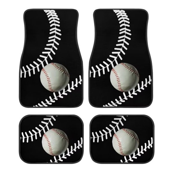Spider Web Print All Weather Floor Mats for Car SUV & Truck - Automotive Floor Mats 4 Pieces Set (Front & Rear), Heavy Duty Protection