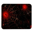 thumbnail image 1 of Spider Web Printed Square Mouse Pad, 8.3x9.8 Inch, Non-Slip Rubber Bottom Mouse Mat for Office and Gaming, 1 of 6