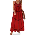 thumbnail image 1 of Spider Web Red Sleeveless Dress Dress for girls Dance dresses dress for women 2025 women's evening 2025, 1 of 5