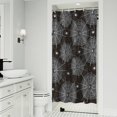 thumbnail image 1 of Spider Web and Spiders Halloween Pattern Shower Curtain 36"x72" ,Bathroom Decorative Shower Curtains Set with 12 Hooks,Modern Waterproof Washable Shower Curtain, 1 of 6