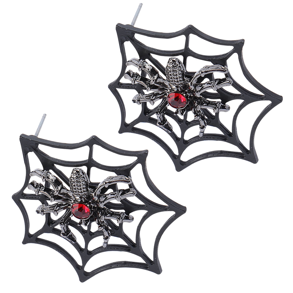 Halloween Earrings For Women - 20 Pairs Hypoallergenic Set With Pumpkin, Bat, Ghost, Spider, Skeleton Designs