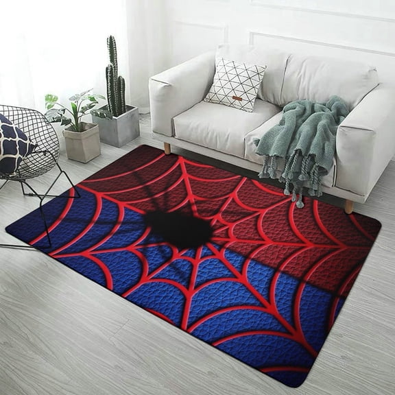 Spider Web Suit Texture Carpet Style Living Room Bedroom Soft Comfy Rug Modern 3d Entry Mats Household