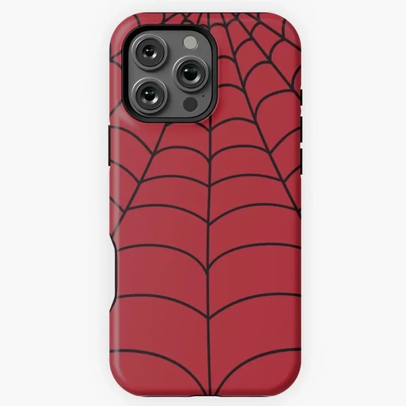 Spider Web Superhero Comic Action iPhone 11 12 13 14 15 16 17 Pro Max Phone Cover