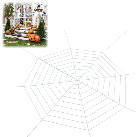 Spider Webs Halloween Decorations Outdoor,White Fake Spider Web,Halloween Party Hanging Decorations