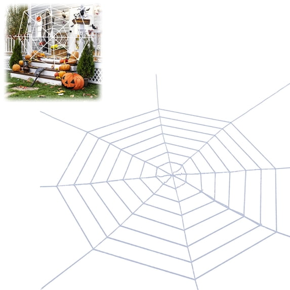 Spider Webs Halloween Decorations Outdoor,White Fake Spider Web,Halloween Party Hanging Decorations