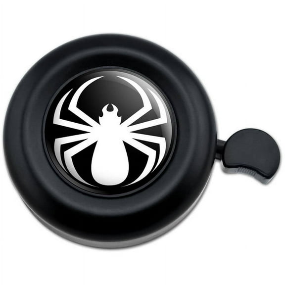 Spider White Black Widow Bicycle Handlebar Bike Bell