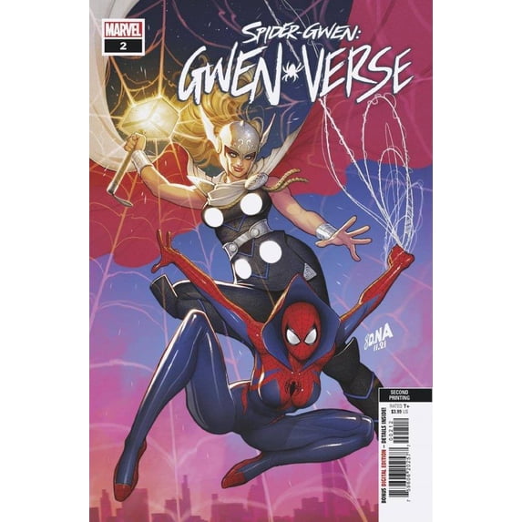 Spider-gwen Gwenverse #2 (of 5) 2nd Ptg Nakayama Var Marvel Prh Comic Book
