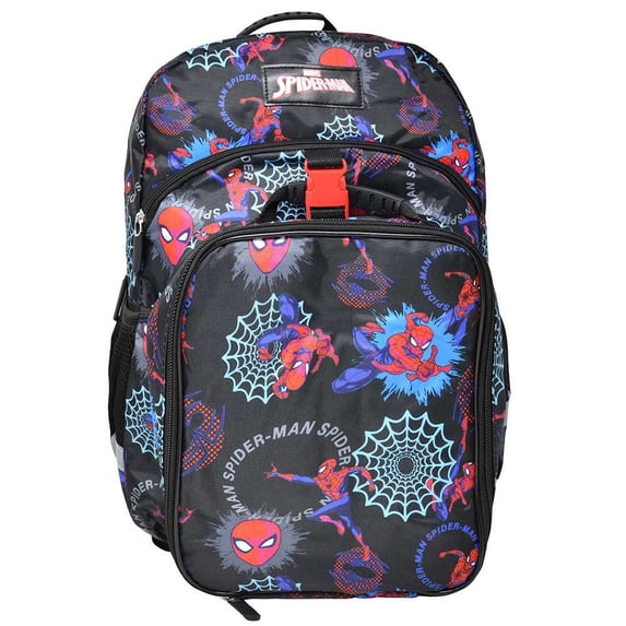Spider-man 16" Backpack with Lunch Bag Set ,allover, boys