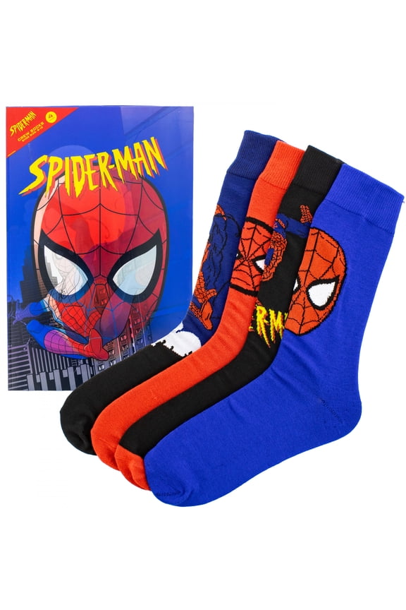 4-Pair Crew Socks Lenticular Box Set