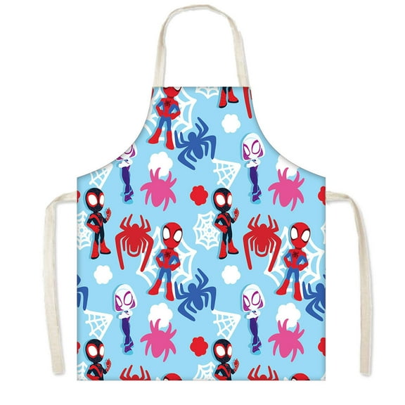 Spider-man Chef Aprons Adjustable, BBQ Waterproof & Oil-Proof Aprons Cute Gifts 75x65cm