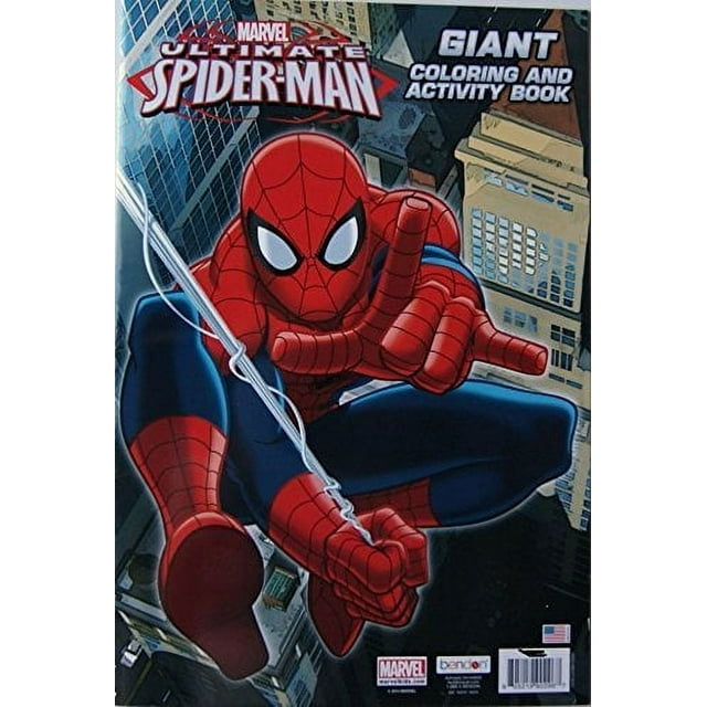 Spider-man Giant Coloring and Activity Book - Walmart.com