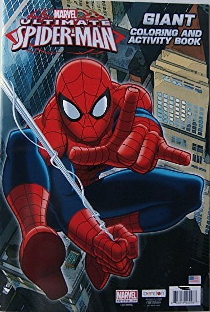 Spider-man Giant Coloring and Activity Book - Walmart.com