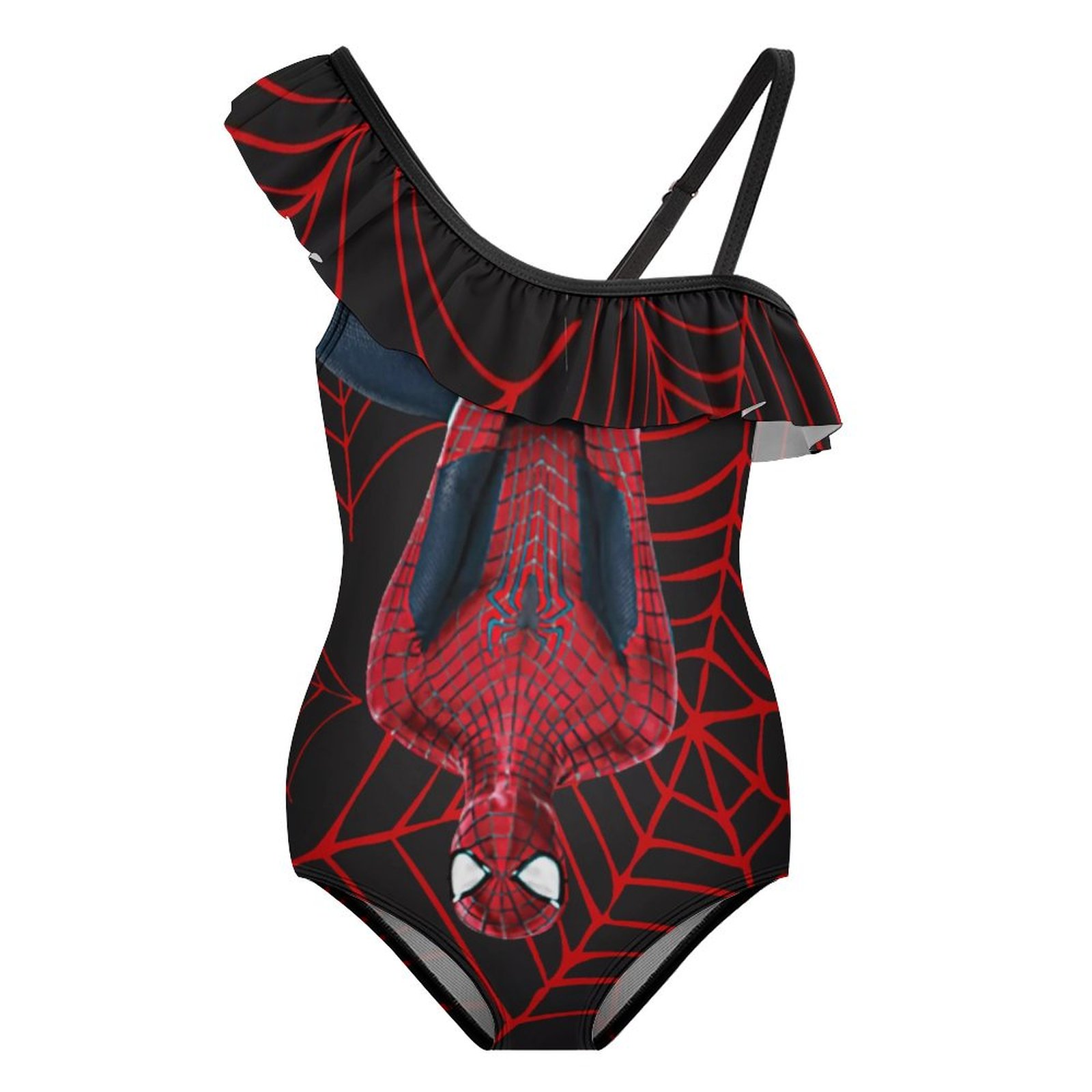 Spiderman Girls Swimsuit One Piece Swimsuits Ruffle Bathing Suit Kids — free download