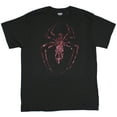 thumbnail image 1 of Spider-man (Marvel) Mens T-Shirt - Web Filled Red Spider Logo Image (Large), 1 of 1