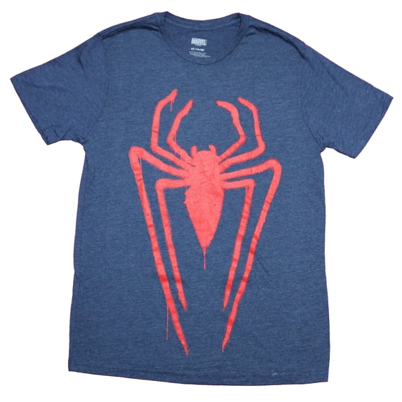 Spider-man Mens T-Shirt - Large Dripping Logo Image (3X-Large Tall)