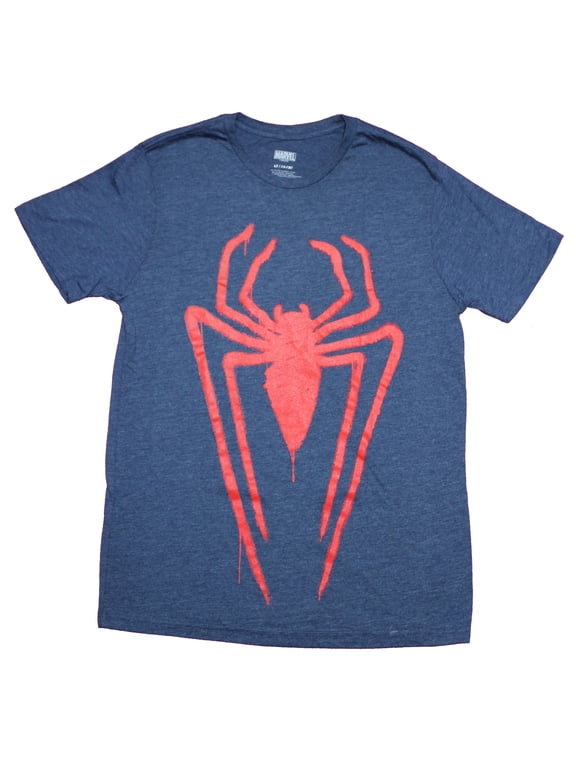 Spider-man Mens T-Shirt - Large Dripping Logo Image (3X-Large Tall)