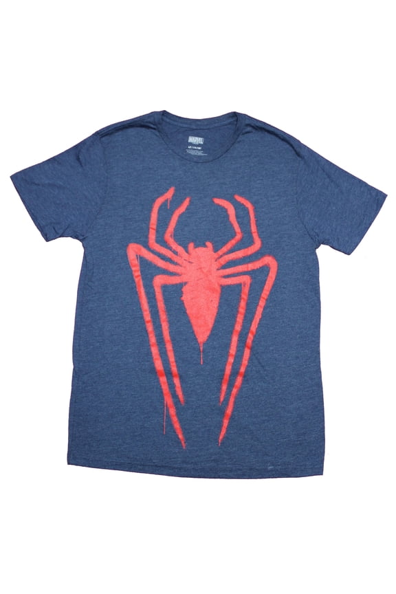 Spider-man Mens T-Shirt - Large Dripping Logo Image (3X-Large Tall)