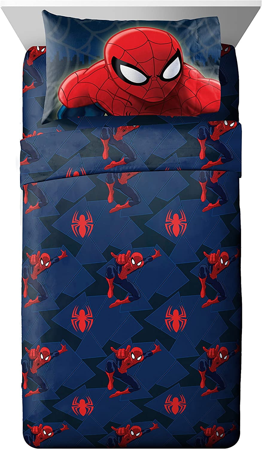 Spidey & His Amazing Friends Toddler Sheet Set for Kids - 3 Pcs Bedding Set