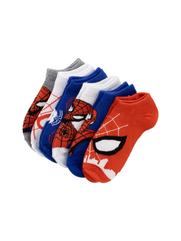 Spidey 6-Pair Pack of Youth Ankle Socks