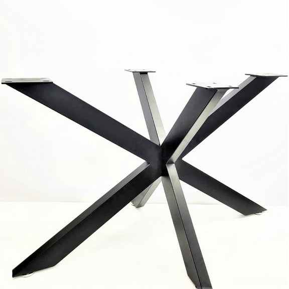 Spider shaped rectangular dining table leg