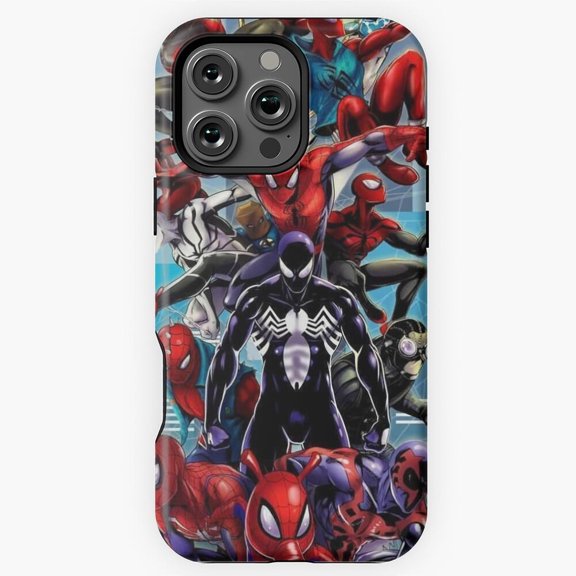 Spider superhero H1153 Slim Protective Case for iPhone 17 16 15 14 13 12 11 Pro Max