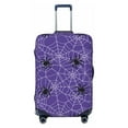 thumbnail image 1 of Spider web dark blue cool Luggage Cover, Suitcase Cover for Luggage Fits 18-32 Inch Luggage, Elastic Suitcase Protector(No Luggage), 1 of 5