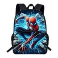 thumbnail image 1 of SpiderHero 3D Print Backpack, Durable Oxford Cloth School Bookbag for Boys, 1 of 5