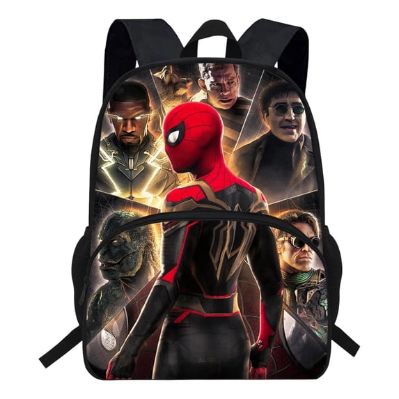 SpiderHero 3D Print Backpack, Durable Oxford Cloth School Bookbag for Youth Students Laptop Daypack